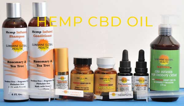 Cavinol CBD oil products